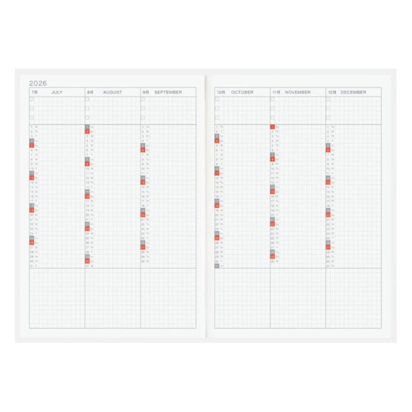 2026 A5 Hobonichi Techo Cousin - English - Picture 2 of 7